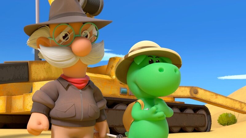 Wenn bei Professor Smeraldo etwas schief geht, kann er sich auf Grisu verlassen. – Bild: ZDF und MONDO TV Group, Pagot, Calidra, T2T, ZDFS