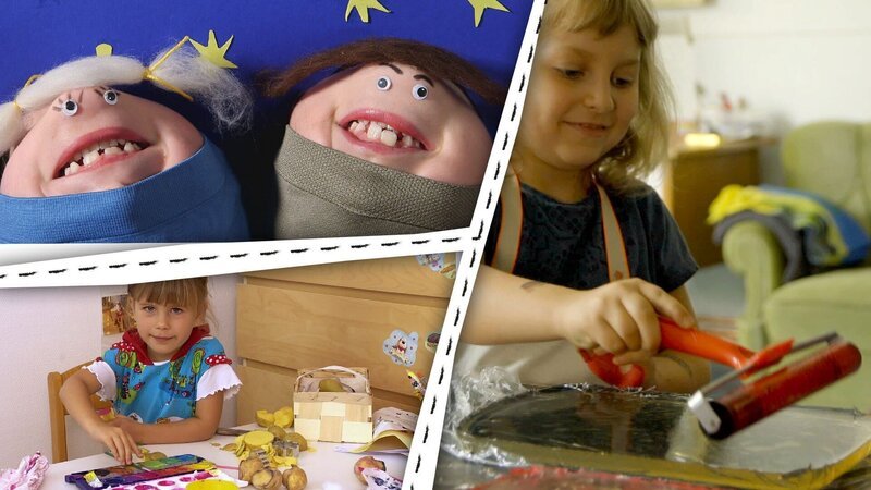 Bei ENE MENE BU wird mit verschiedenen Dingen gedruckt. – Bild: KiKA/Motion Works GmbH Bei ENE MENE BU wird mit verschiedenen Dingen gedruckt. – Bild: KiKA/Motion Works GmbH