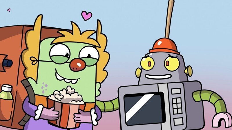 v.li.: Dr. Fuzzleglove, Fuzzbot – Bild: Paramount