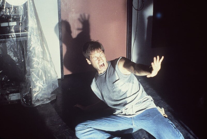 (1. Staffel) – Die X-Akten: Hier werden Fälle gesammelt, in denen paranormale Phänomene eine Rolle spielen, die nicht erklärt werden können. FBI-Agent Fox Mulder (David Duchovny) untersucht solche Fälle. – Bild: Twentieth Century Fox Film Corporation