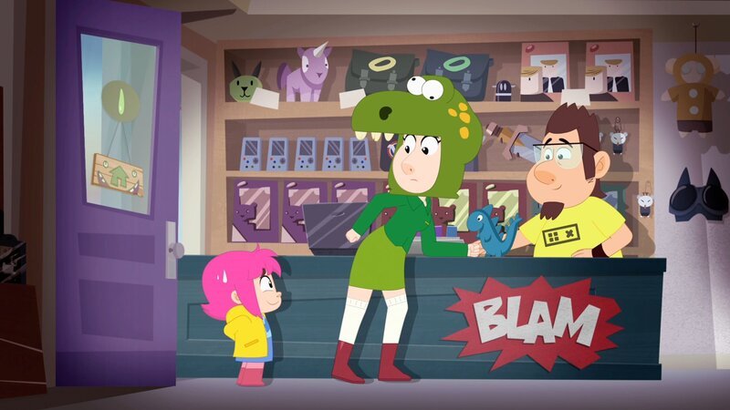 Rebecca (l.) freut sich, dass Kenny (r.) sich so gut mit Dany (M.) versteht. – Bild: ZDF/​Media Valley