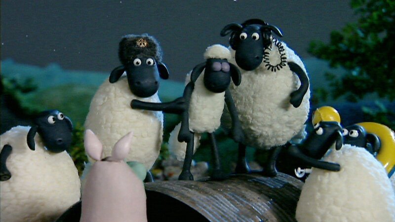 Sicheres Geleit auf Schlafwandlers Wegen; auch dafür sind Freunde da. – Bild: WDR/​Aardman Animation Ltd./​BBC