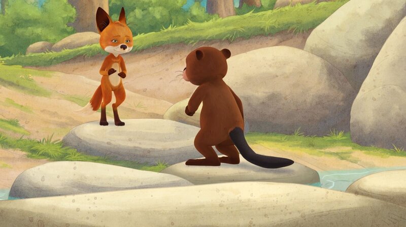 Beste Freundinnen halten zusammen – Rosie und Biva sprechen sich nach ihrem Streit aus. – Bild: WDR/​Mediatoon