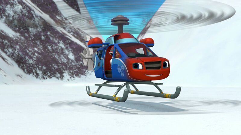 L-R: AJ, Blaze – Bild: Nickelodéon Junior