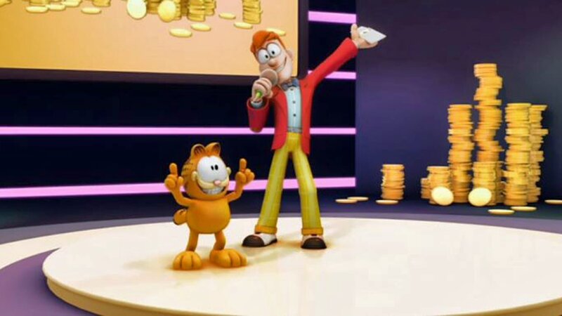 Ein Wettbewerb, wer das beste proportionierte Kätzchen ist, steht an. Garfield will mit allen Mitteln gegen Nermal gewinnen. – Bild: HR/​DARGAUD MEDIA