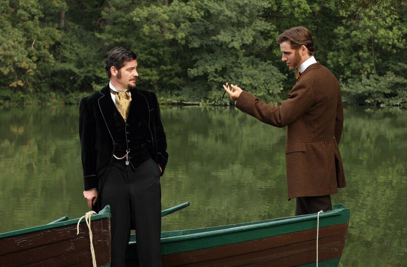 Fritz Karl (Erzherzog Johann), Max von Thun (Kronprinz Rudolf). – Bild: ORF (FS1/​FS2) /​ ORF2