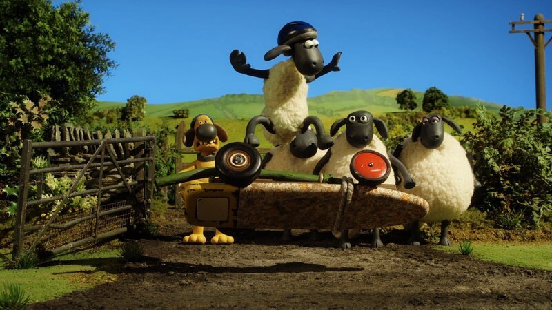 Das coolste Schaf der Welt präsentiert seinen Freunden die neue Erfindung. – Bild: WDR/​Aardman Animation Ltd./​BBC