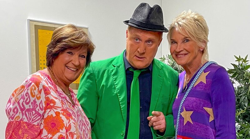 Petra Binder, Kabarettist Herr Hämmerle und Doris Reichenauer – Bild: SWR