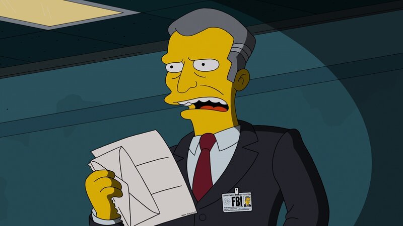 Hat sich den Kampf gegen die Internet-Piraterie auf die Fahnen geschrieben und eröffnet die Jagd auf Homer Simpson: Detective Gratman vom FBI. – Bild: Twentieth Century Fox Film Corporation