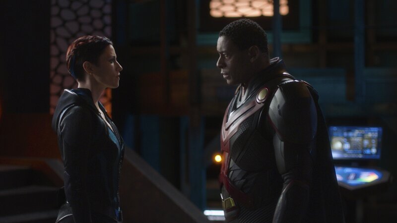 Alex Danvers alias Sentinel (Chyler Leigh, l.); Hank Henshaw alias J’onn J’onzz (David Harewood, r.) – Bild: The CW Network, LLC