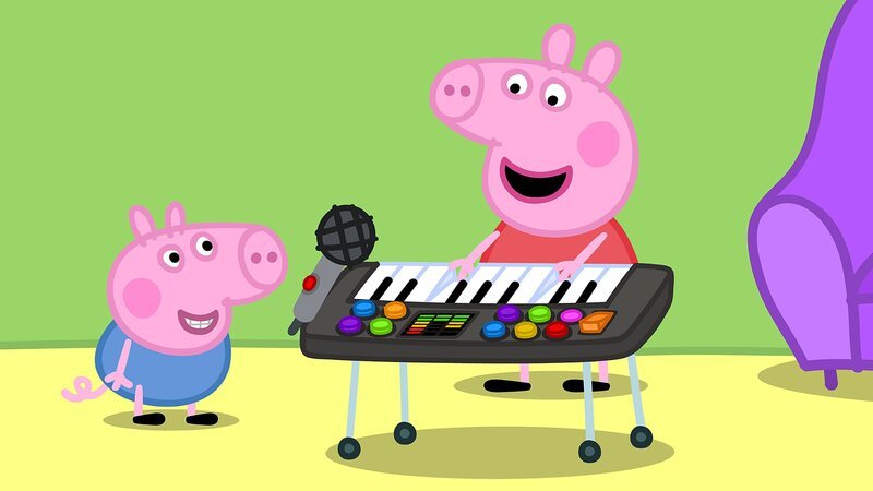 L-R: George Pig, Peppa Pig – Bild: Nickelodéon Junior