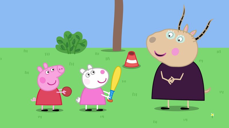 L-R: Peppa Pig, Suzy Sheep, Madame Gazelle – Bild: Nickelodéon Junior