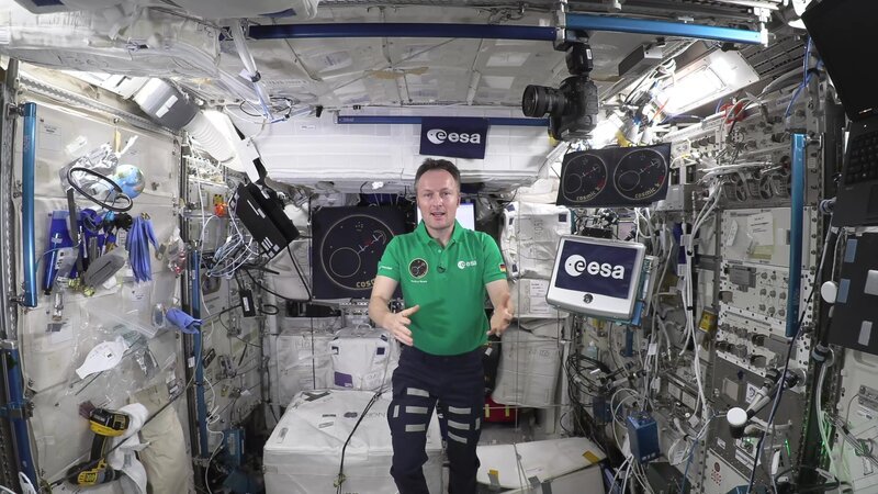 ESA-Astronaut Matthias Maurer im Interview mit „planet e.“ – Bild: ESA /​ ZDF