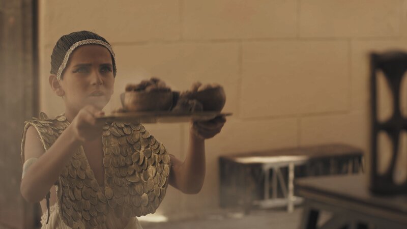 Der junge Snofru ist in der Thronfolge nur nachrangig. Doch dank einer cleveren Heirat sichert er sich die Regentschaft. – Bild: PERNEL MEDIA /​ THE HISTORY CHANNEL