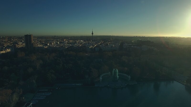 Luftaufnahme von Madrid – Bild: Beta Entertainment Spain 2023 /​ Crime + Investigation