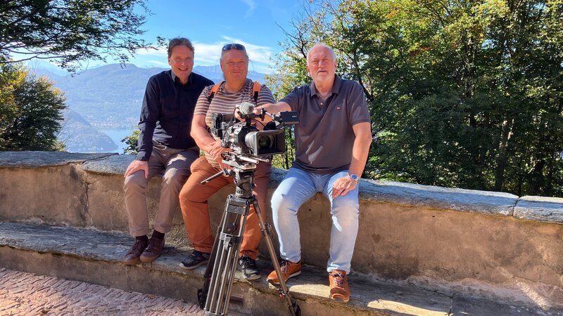 Martin Traxl, Robert Lachowitz (Ton), Heribert Senegacnik (Kamera). – Bild: ORF/​WDW Filmproduktion