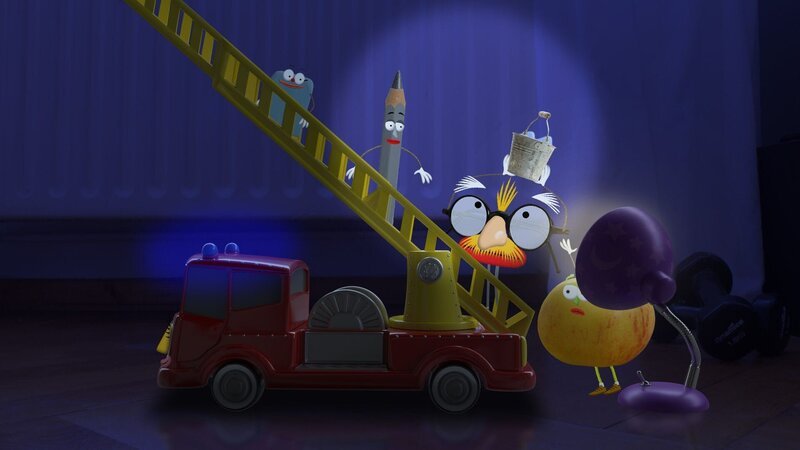 Ein ganzer Eimer Wasser für das Blümchen! – Bild: rbb/​mdr/​B+M Entertainment