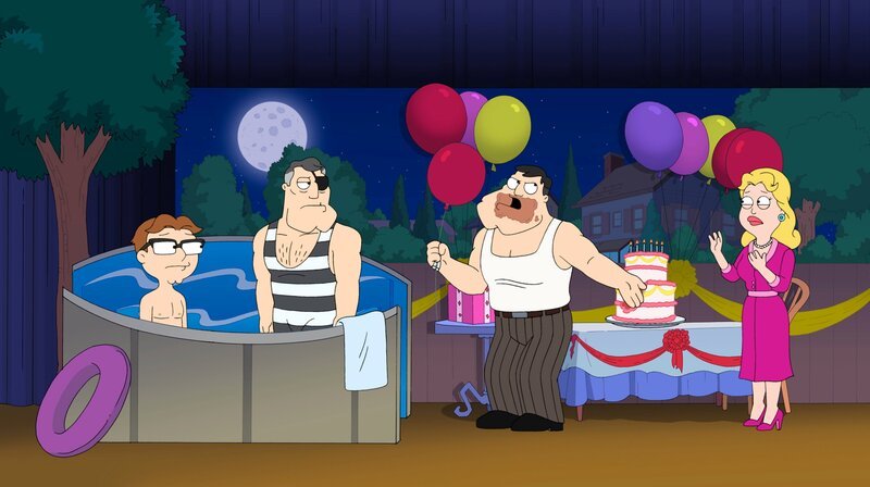 L-R: Steve, Jack, Stan, Francine – Bild: ViacomCBS /​ FOX /​ 2013 FOX BROADCASTING /​ AMERICAN DAD and 2013 TCFFC ALL RIGHTS RESERVED.