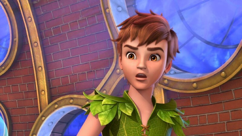 Peter Pan traut seinen Augen nicht: Weihnachten scheint erneut in Gefahr. – Bild: ZDF und DQ Entertainment