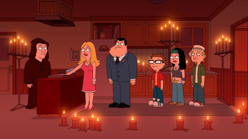 L-R: Avery Bullock, Francine, Stan, Steve, Hayley, Jeff – Bild: ViacomCBS /​ FOX /​ 2012 FOX BROADCASTING /​ TCFFC ALL RIGHTS RESERVED.