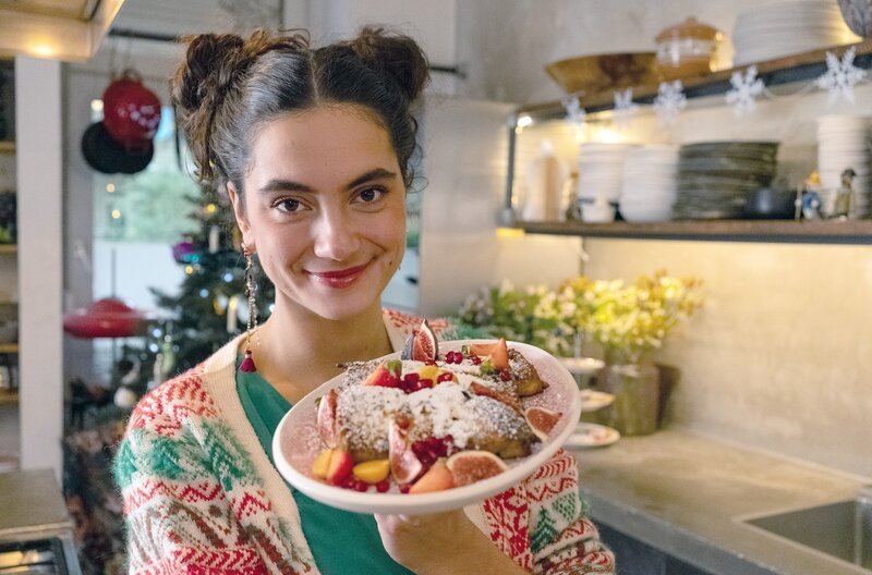 „Arme Ritter“ aus Panettone – die weihnachtliche Variante von Lucie Fischer Chapalain. – Bild: Benjamin Wistorf