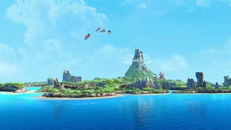 Nimmerland aus der Ferne betrachtet. – Bild: ZDF/​method Film/​DQ Entertainment