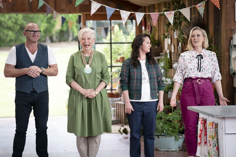 (v.l.n.r.) Matt Moran; Maggie Beer; Mel Buttle; Claire Hooper – Bild: BBC Studios Australia Lizenzbild frei