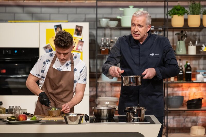 Jan Klose mit Alexander Herrmann – Bild: RTL