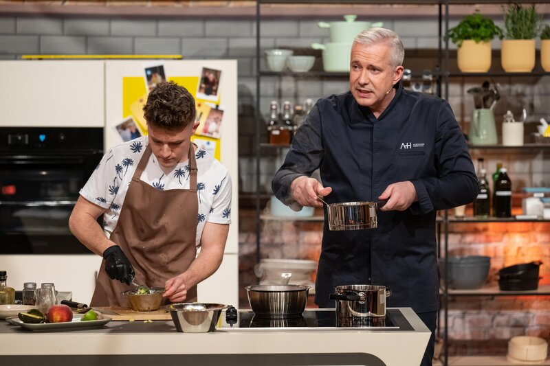 Jan Klose mit Alexander Herrmann – Bild: RTL