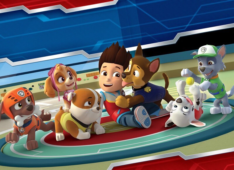 Pictured: (l-r)  Zuma, Skye, Rubbble, Ryder, Chase, Marshall and Rocky in PAW PATROL on NICKELODEON. – Bild: Nickelodion /​ Viacom International Media Networks Germany