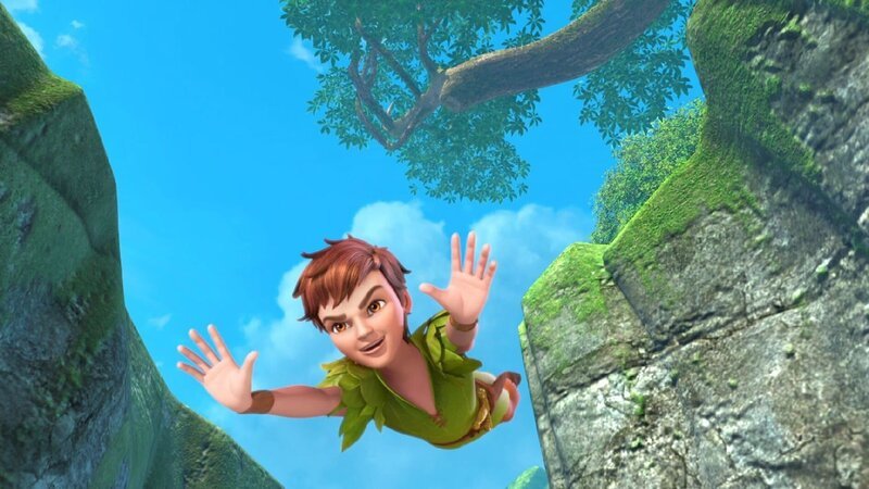 Peter Pan ist im Anflug auf Nimmerland. – Bild: ZDF/​method Film/​DQ Entertainment