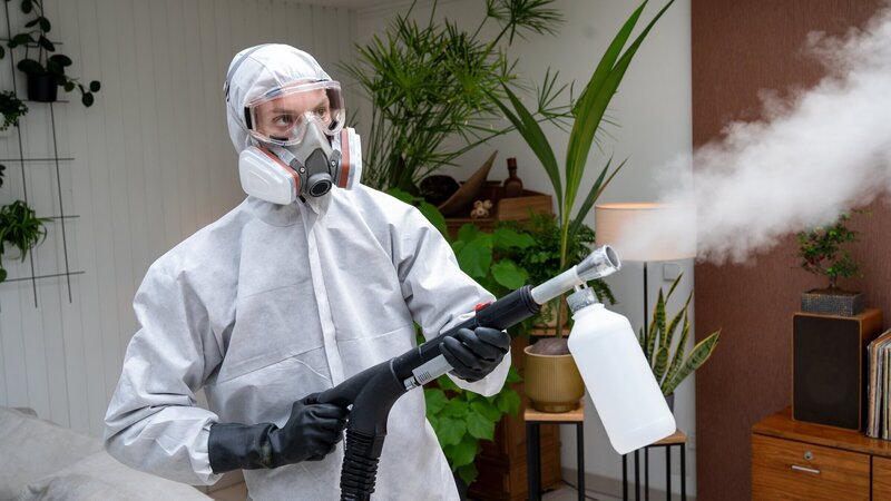 Nachdem der Tatortreiniger Benno Kruse (Kim Patrick Biele) in einem Wochenendhäuschen die Spuren eines Todesfalls beseitigt hat, wird sein Firmenwagen verlassen und durchwühlt nahe des Neckars gefunden. Von ihm fehlt jede Spur und vieles deutet auf eine Entführung hin. Wer würde von dem Verschwinden des Mannes profitieren? – Bild: ZDF und MARKUS_FENCHEL