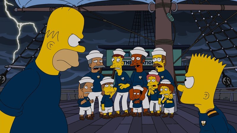 Homer kann einfach nicht verstehen, dass Bart die Therapie auf dem Schiff gefällt … – Bild: Twentieth Century Fox Film Corporation