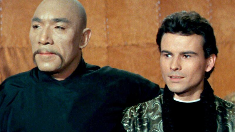 Marco Polo (Hans Buchholz) und der Kublai Khan (Anthony Quinn). – Bild: ZDF und ARD Degeto/CCC Filmkunst Marco Polo (Hans Buchholz) und der Kublai Khan (Anthony Quinn). – Bild: ZDF und ARD Degeto/CCC Filmkunst