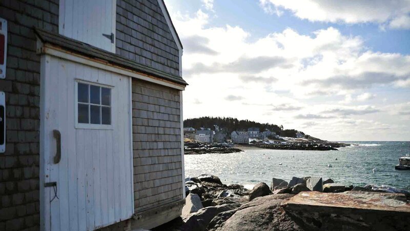 Startpunkt Atlantikküste: Die Insel Monhegan in Maine. – Bild: ZDF und NDR/​Schütze