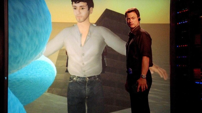 Um herauszufinden, wer hinter der Ermordung einer jungen Frau steckt, legt sich Mac Taylor (Gary Sinise) eine virtuelle Identitä in der Internetwelt des Second Life zu. – Bild: MG RTL D /​ CBS