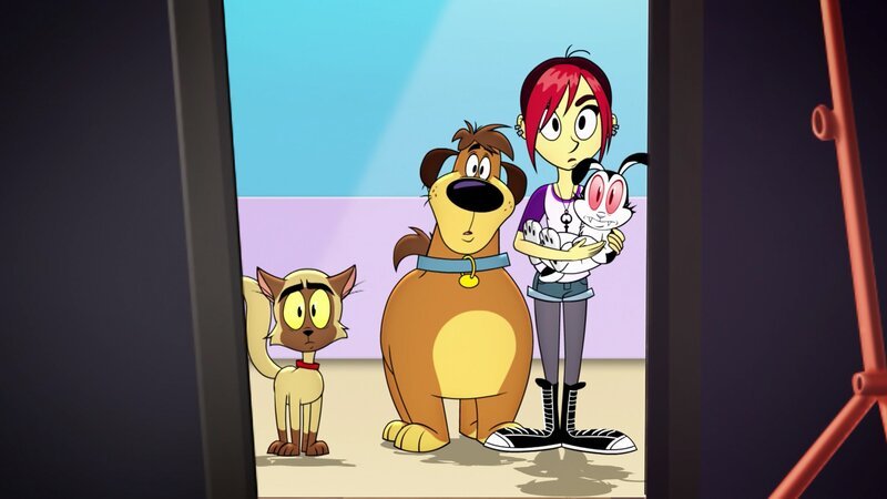 v.li.: Chester, Harold, Mina Monroe, Bunnicula – Bild: Warner Bros.