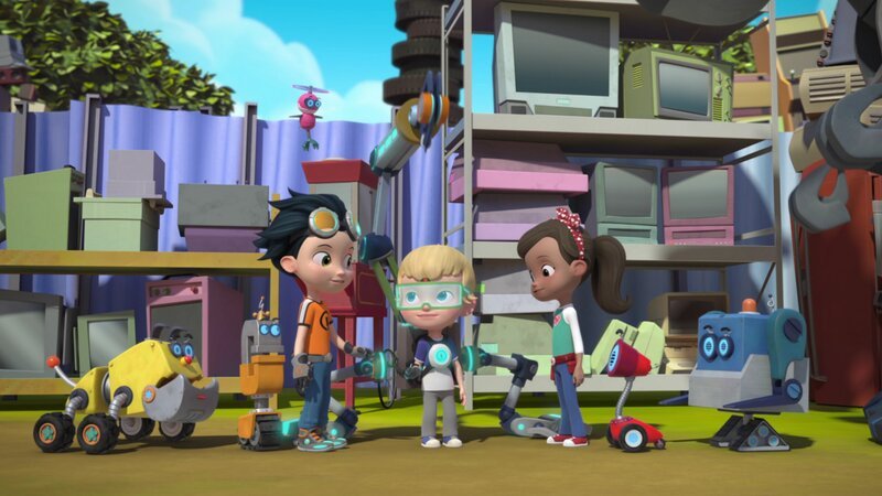 L-R: Bytes, Crush, Whirly, Rusty, Liam, Ruby, Ray, Jack – Bild: Paramount