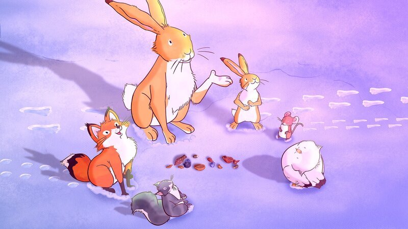 Die Freunde haben für ihr Fest einen sehr schönen Platz gefunden. – Bild: KiKA/​SLR Productions Australia Pty.Ltd./​Scrawl Studios Pte Ltd./​hr/​ARD