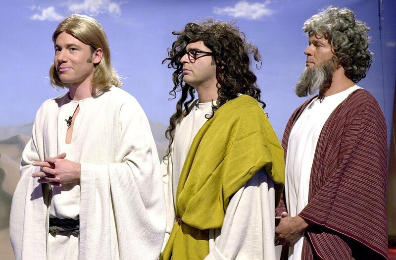Die drei Heiligen: Michael "Bully" Herbig (l.), Rick Kavanian (M.) und Christian Tramitz (r.). – Bild: ProSieben / S.E.T. Eigenproduktionsbild frei Die drei Heiligen: Michael "Bully" Herbig (l.), Rick Kavanian (M.) und Christian Tramitz (r.). – Bild: ProSieben / S.E.T. Eigenproduktionsbild frei
