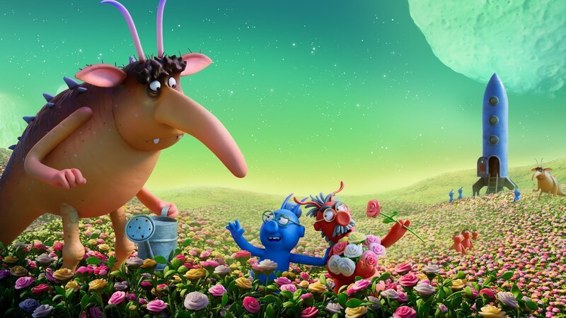 Auch von den Monstern auf Lurk ist auf der Suche nach Grete und Bernd keine Hilfe zu erwarten. – Bild: Magic Light Pictures Limited 2 /​ ZDF