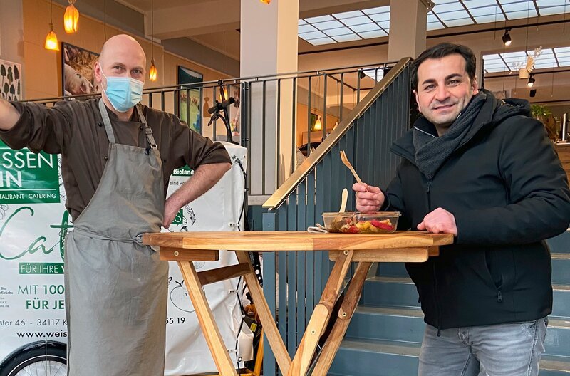 Ali Güngörmüs und Rene Müller (li.). – Bild: HR