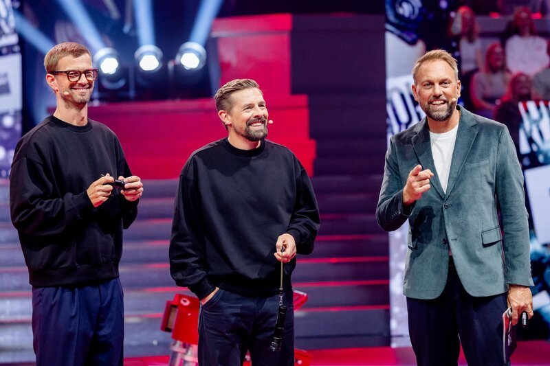 Joko Winterscheidt, Klaas Heufer-Umlauf, Steven Gätjen – Bild: Joyn /​ Nadine Rupp