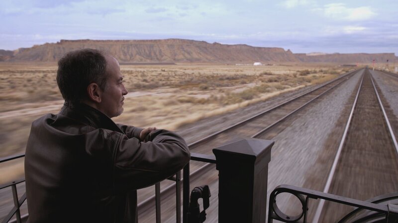 Der Ingenieur Matthieu Barreau reist mit dem Personenzug „California Zephyr“ durch die USA. – Bild: 2P2L /​ ZDF und 2P2L