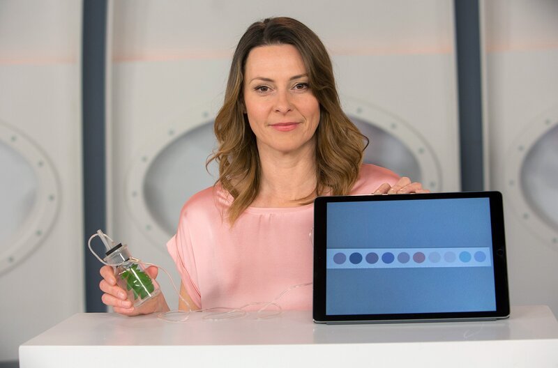 Früherkennung gibt es jetzt auch für Agrar-Pflanzen. Anja Reschke stellt einen Spürnasen-Test vor, der Bauern die Ernte frühzeitig retten kann – in „Wissen vor acht – Zukunft“. – Bild: ARD/​Michael Boehme