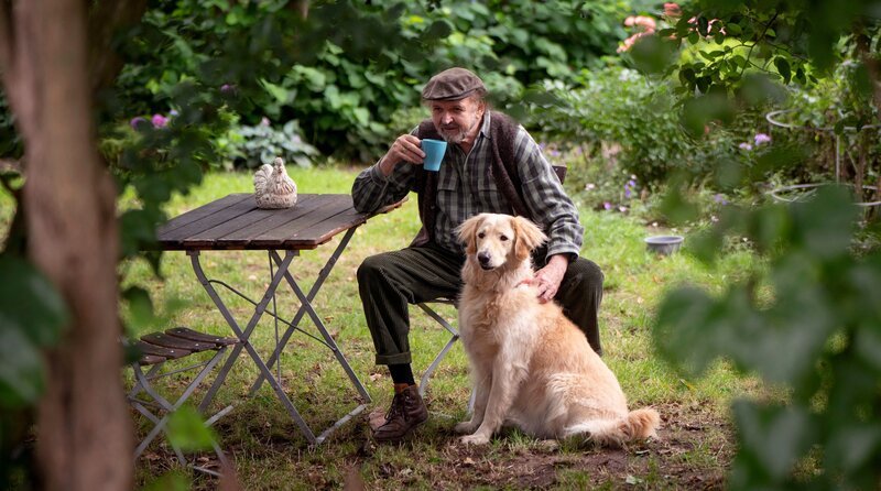 Der demente Bauer Gernot Bröker (Norbert Stöß) kann den Hof nicht allein betreiben. – Bild: ARD Degeto Film/​Georges Pauly