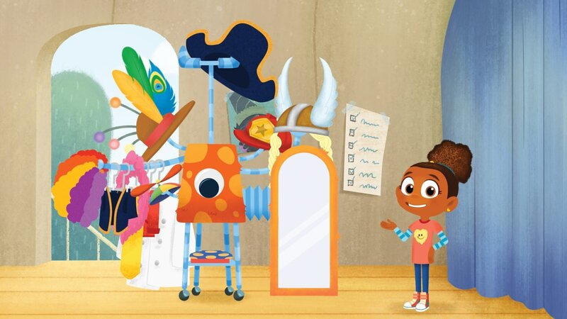 Es ist alles bereit für die Monstertaler-Talent-Show. – Bild: KiKA/​Nelvana