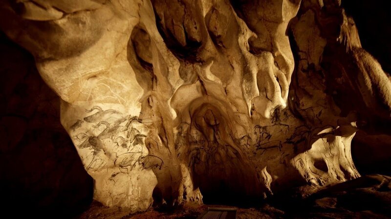 Die Chauvet-Höhle ist ein einzigartiges Kulturerbe mit Höhlenmalereien, die mehr als 30.000 Jahre alt sind. – Bild: ZDF und francetv studio