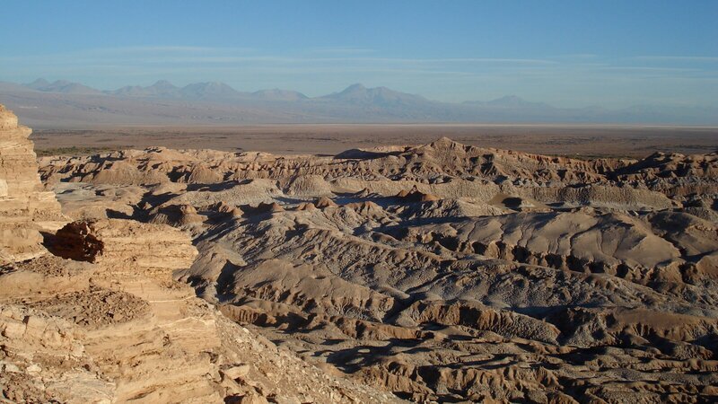 Das „Mondtal“ in der Atacama-Wüste. Am trockensten Ort der Welt ist seit Millionen von Jahren kein Tropfen Wasser gefallen. – Bild: ZDF und Courtesy Pioneer Productions