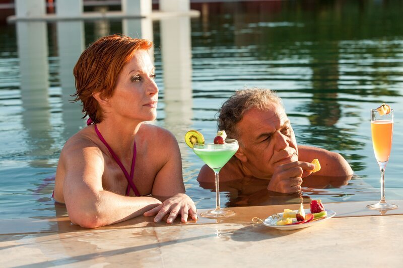 Fanny Stavjanik (Gabriele), Christian Kohlund (Markus Winter). – Bild: ORF 2